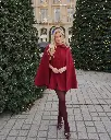 CHRISTMAS SPECIAL - BURGUNDY CAPE